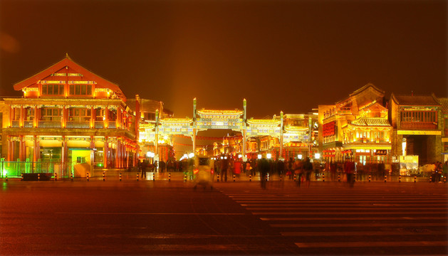 前門(mén)大街夜景