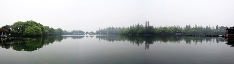 岳湖全景圖