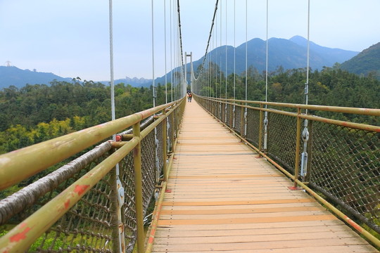 茶溪谷棧橋