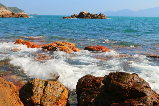 穿越最美海岸線東西沖的風(fēng)景