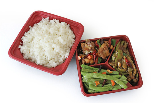 美味快餐中餐盒飯?zhí)撞? loading=