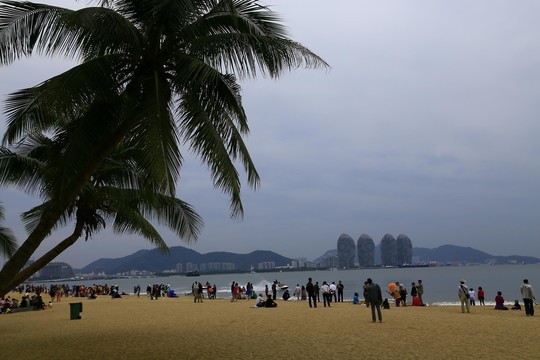 三亞浪漫之旅海邊秀美風景