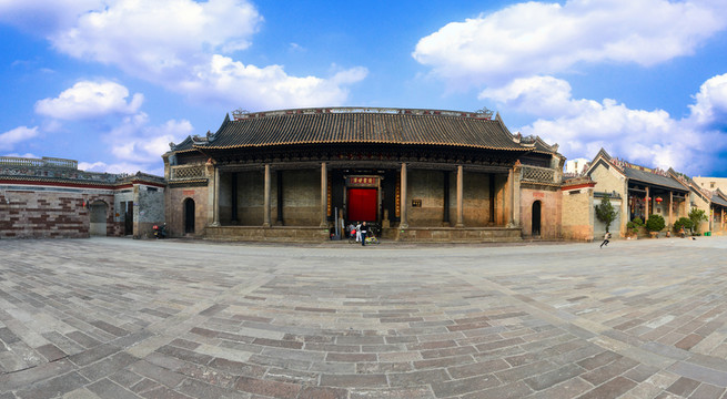 沙灣古鎮(zhèn)留耕堂高清全景拼接