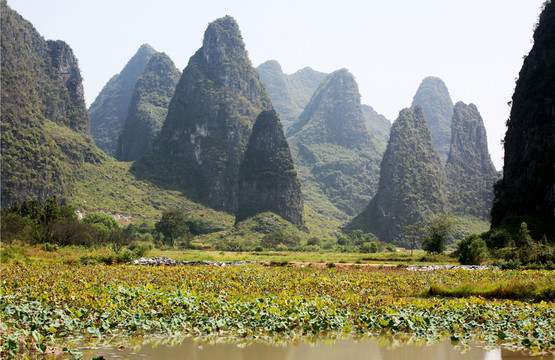十里屏風(fēng) 桂林風(fēng)光 山水圖
