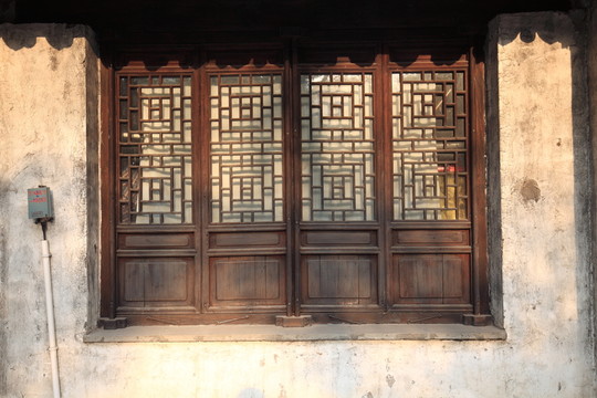 古鎮(zhèn)木窗