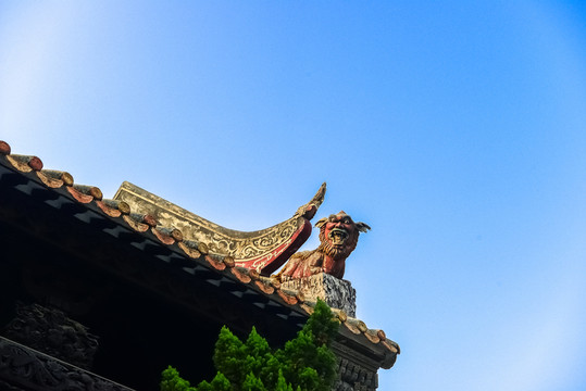 沙灣建筑屋頂飛檐