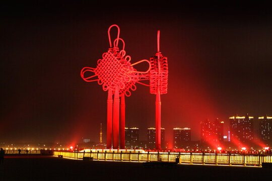 中國結 棧橋