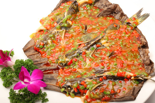 青椒豆豉角角魚 墨沖角角