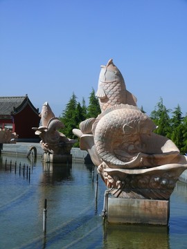黃河鯉魚雕塑