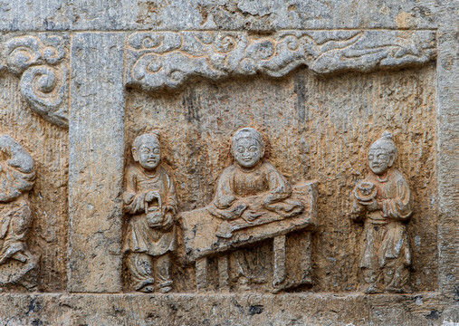 解州關(guān)帝廟石雕