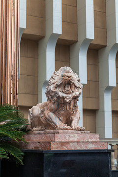 大門(mén)石獅