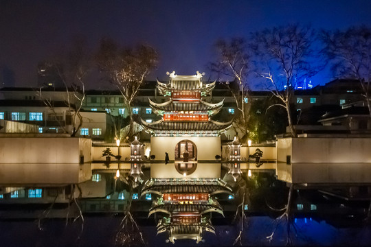 南京夫子廟夜景