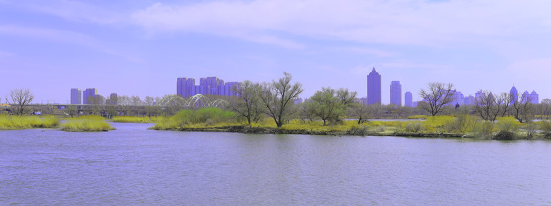 松花江全景