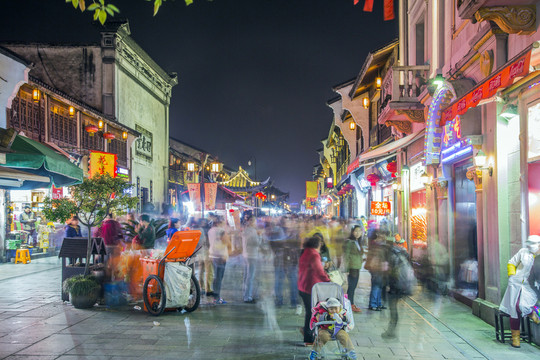杭州河坊街夜景