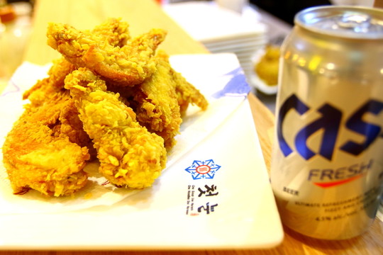 炸雞啤酒