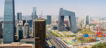 北京CBD俯瞰高清全景大图