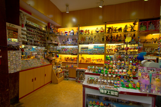旅游景點紀念品店