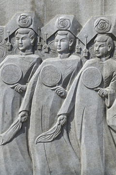 中華民族 滿族 浮雕