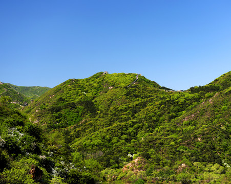 遠眺八達嶺長城