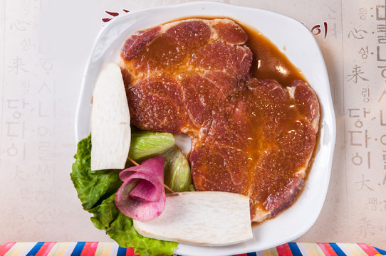 調(diào)味豬排