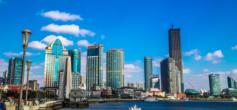 上海黃浦江沿岸風(fēng)光