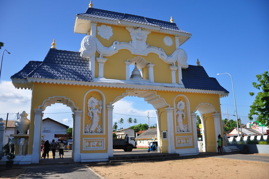 馬特勒寺廟門牌