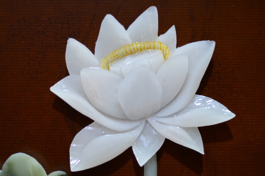 玉雕 荷花