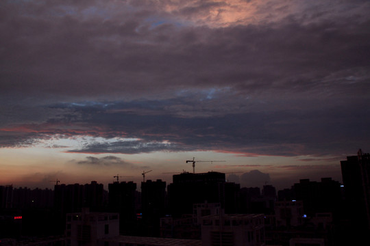 晚霞