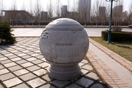 農(nóng)歷二十四節(jié)氣雕塑 圓雕 全包