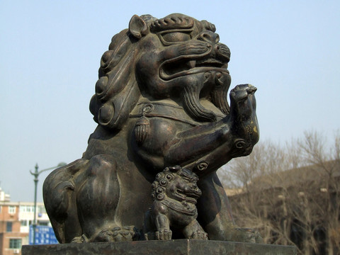 獅子林橋銅獅子