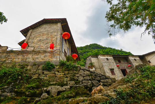 黃姚古鎮(zhèn)老房子