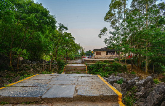 黃姚古鎮(zhèn)石板路