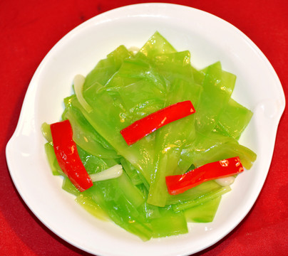 萵筍片