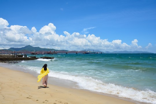 海邊人像