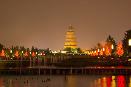 大雁塔夜景