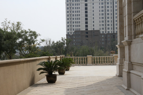 高檔住宅區(qū)內景