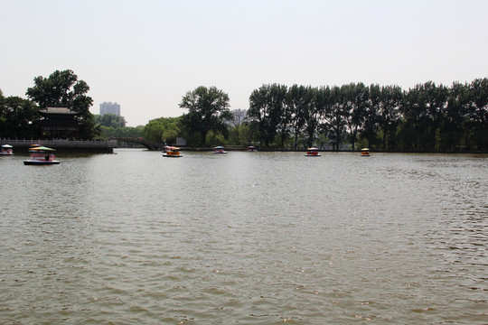 湖上美景