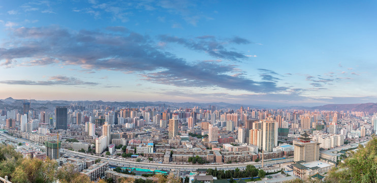 蘭州都市風(fēng)光全景高清