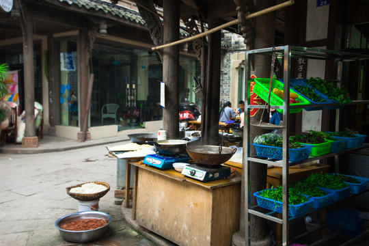 古鎮(zhèn)小餐館