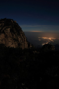 黃山夜景