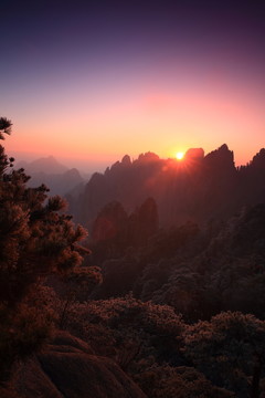 黃山日出