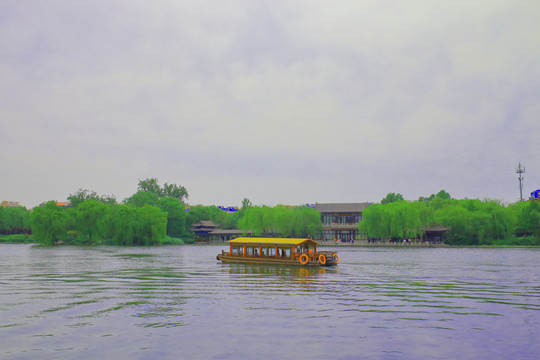 濟(jì)南大明湖公園