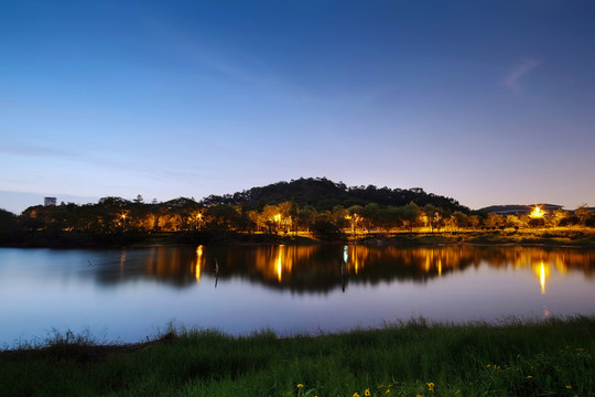 水濂山水庫(kù)夜景