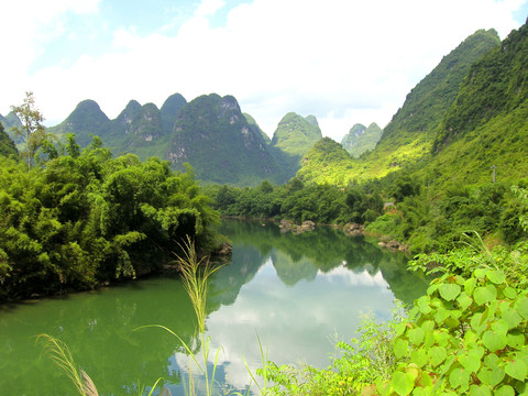 廣西宜州祥貝臨江河風(fēng)光