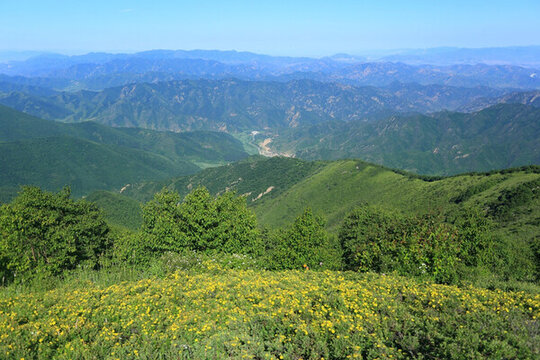 連綿 海坨山 北京