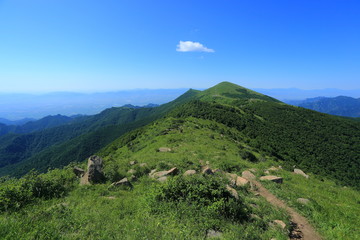 連綿不斷的 海坨山 北京