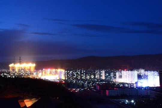定西夜景