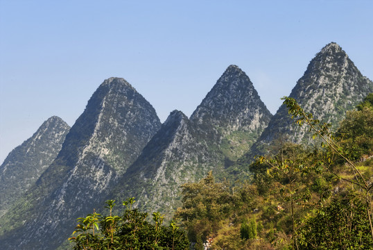 萬(wàn)峰林五指峰
