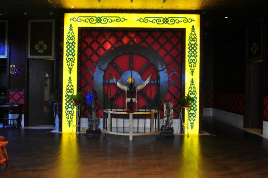 蒙古餐廳裝飾