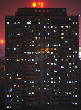 商住樓夜景